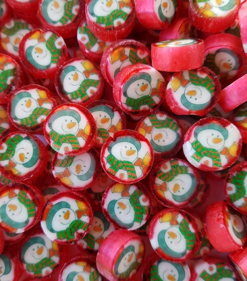 YILBAŞI KARDAN ADAM DESENLİ LOLLY ŞEKER 250 GR